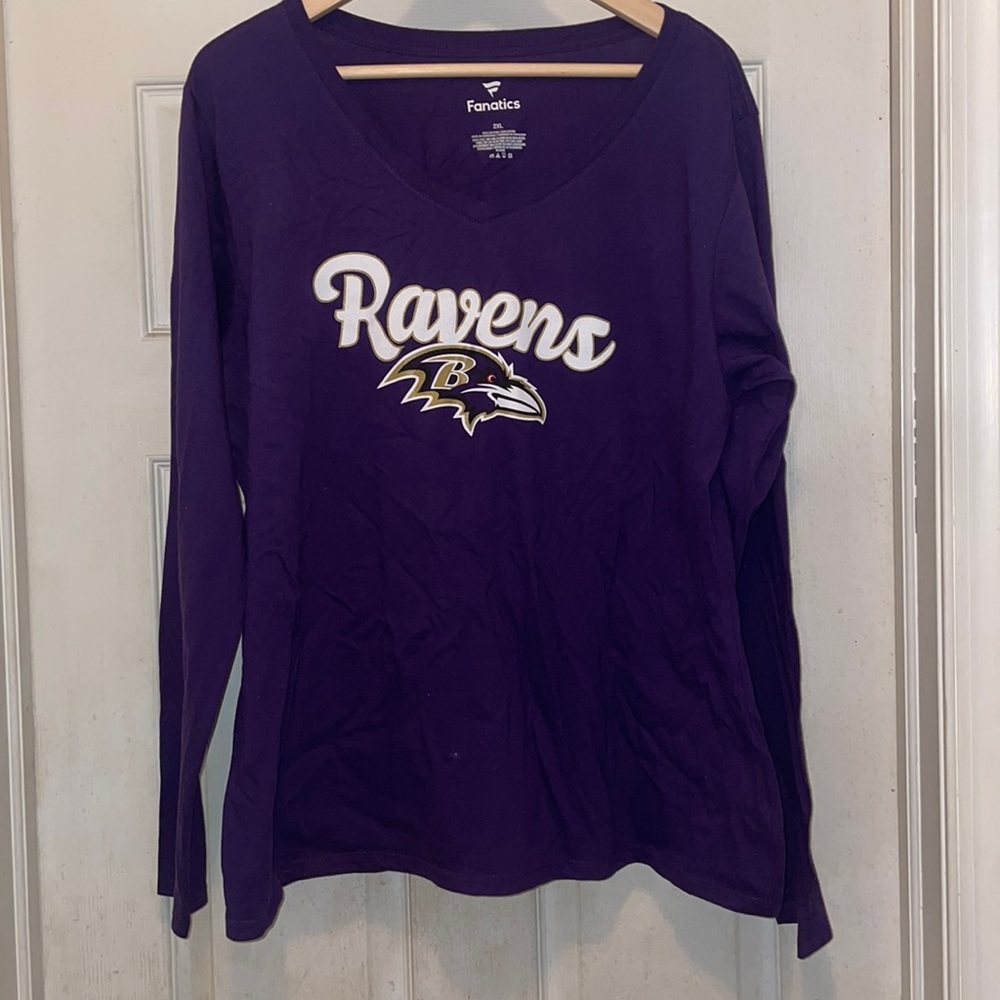 Womens 2XL Baltimore ravens long sleeved T-shirt